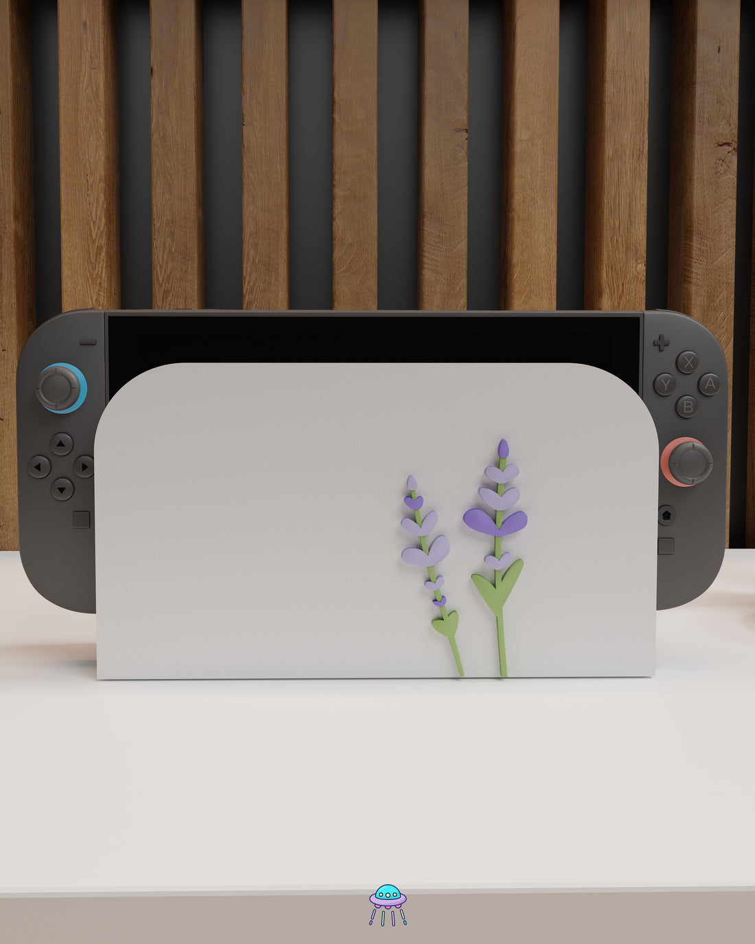 Lavender Dock Cover for Nintendo Switch 2 – Original Faceplate Design