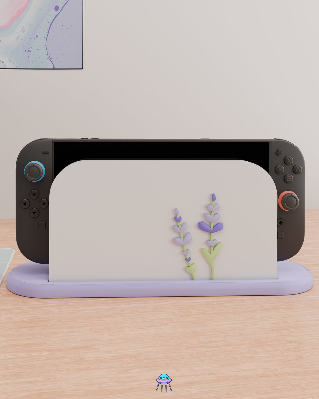 Lavender Dock Cover for Nintendo Switch 2 – Original Faceplate Design