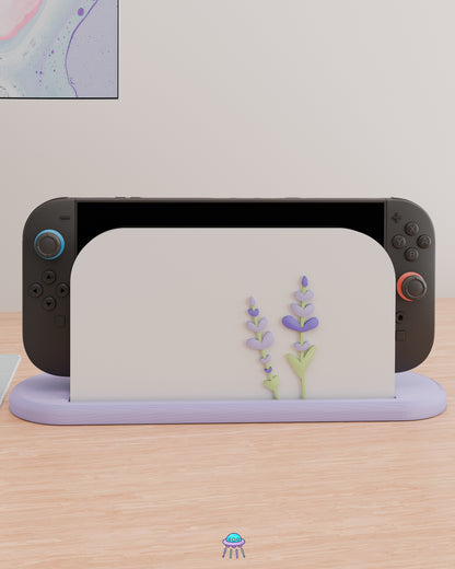 Lavender Dock Cover for Nintendo Switch 2 – Original Faceplate Design