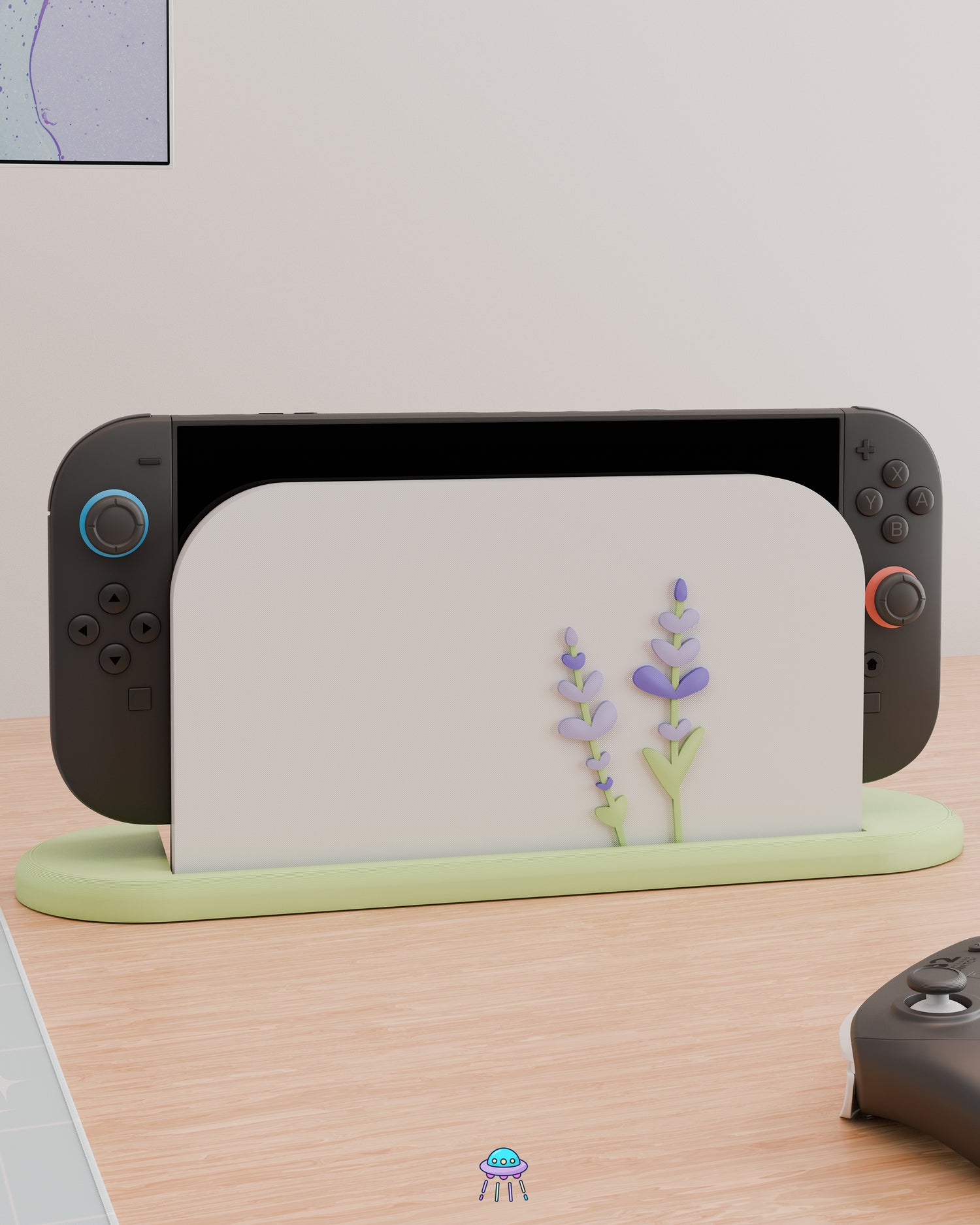 Lavender Dock Cover for Nintendo Switch 2 – Original Faceplate Design