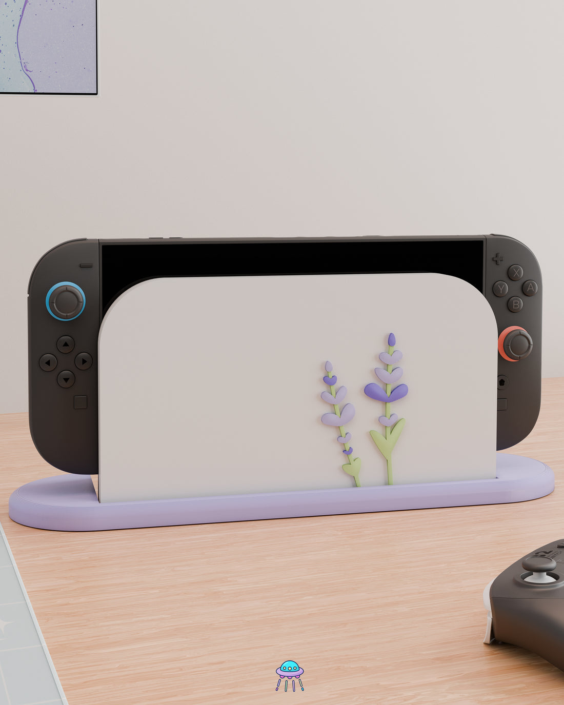 Lavender Dock Cover for Nintendo Switch 2 – Original Faceplate Design