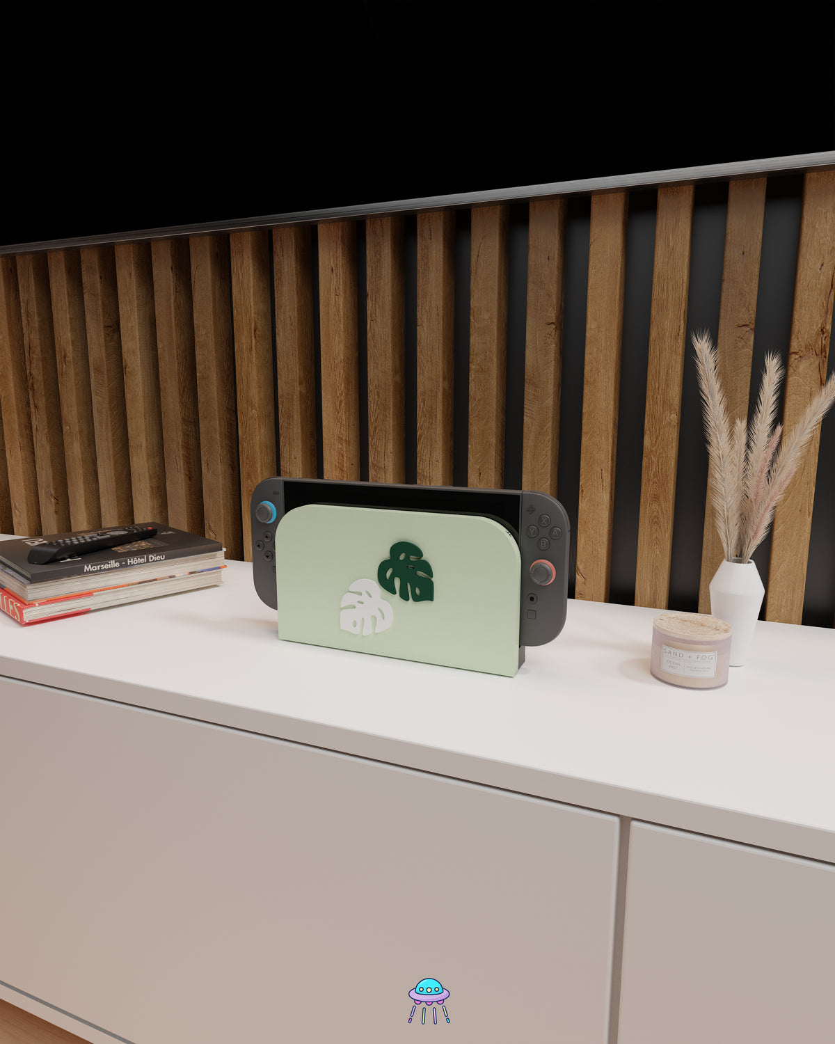 Leafy Dock Cover for Nintendo Switch 2 – Original Faceplate Design