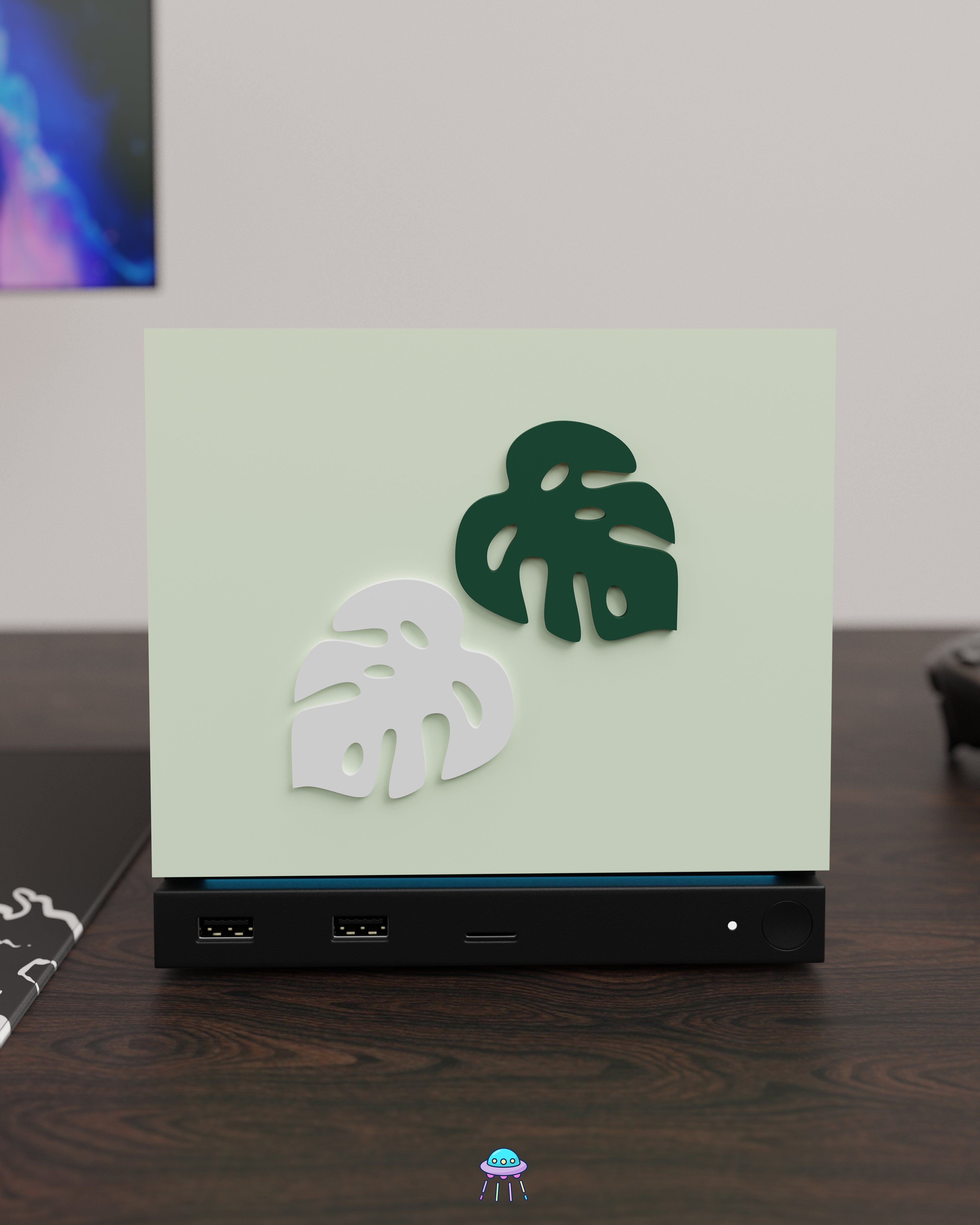 Leafy Valve Steam Machine Faceplate / Face Cover - In Stock