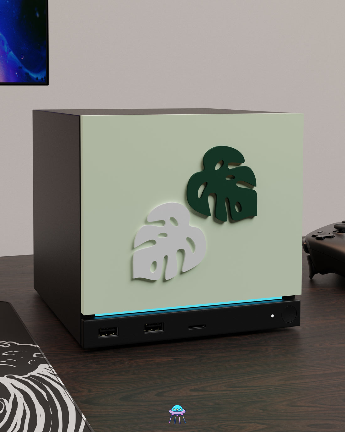Leafy Valve Steam Machine Faceplate / Face Cover - In Stock