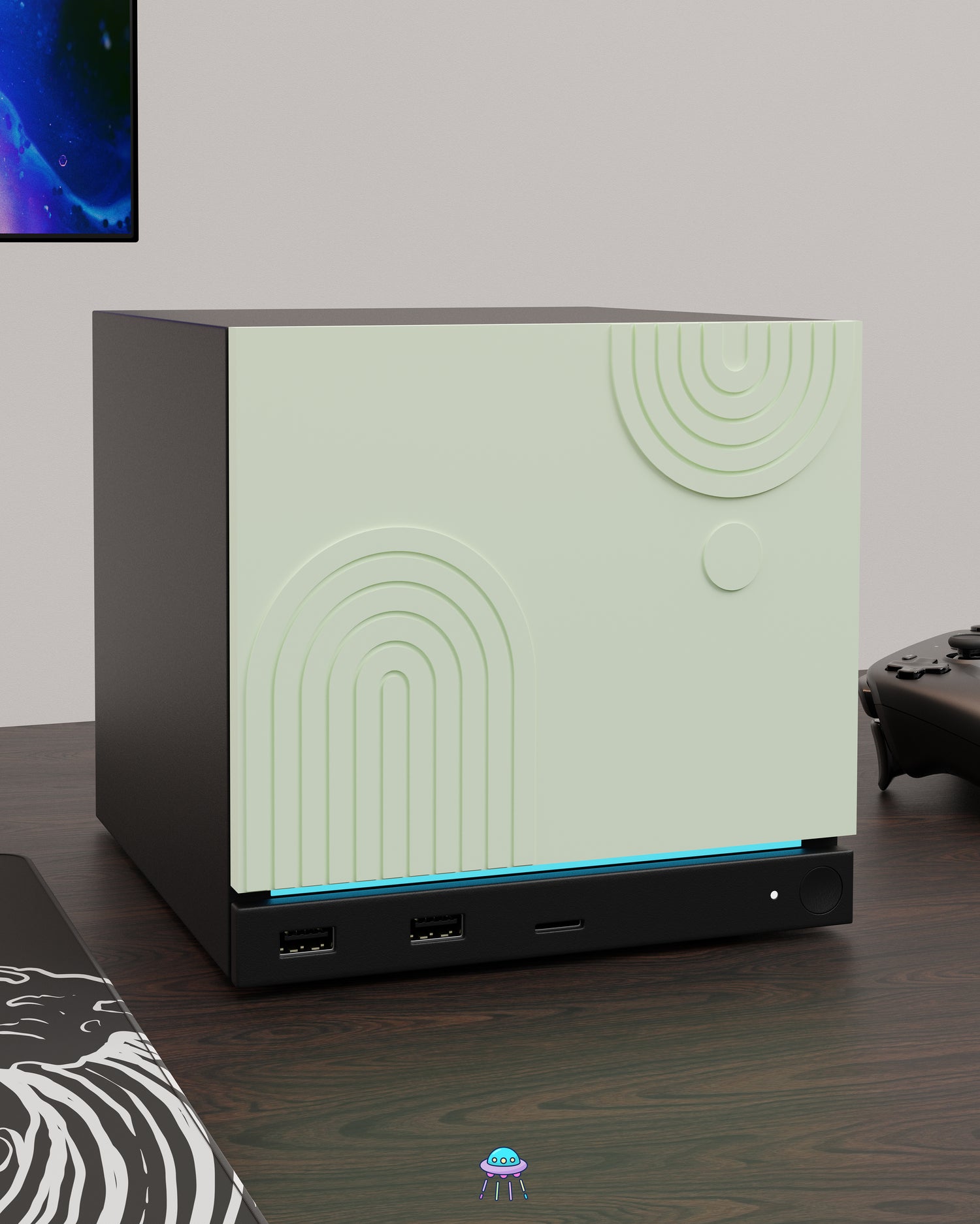 Abstract Valve Steam Machine Faceplate / Face Cover - In Stock