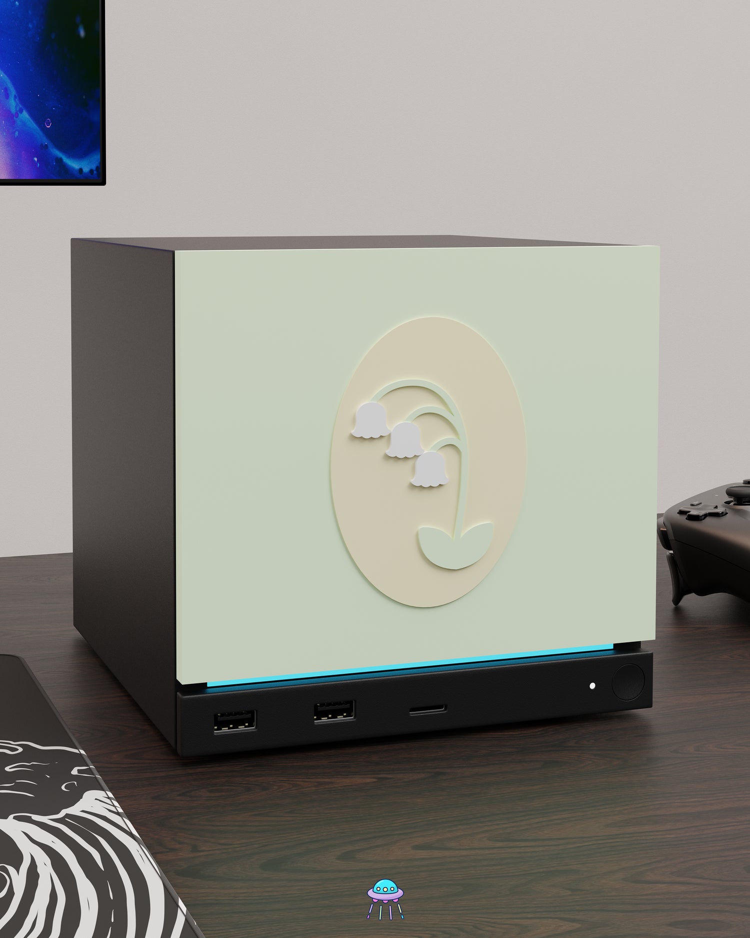 Lily of the Valley Valve Steam Machine Faceplate / Face Cover - In Stock
