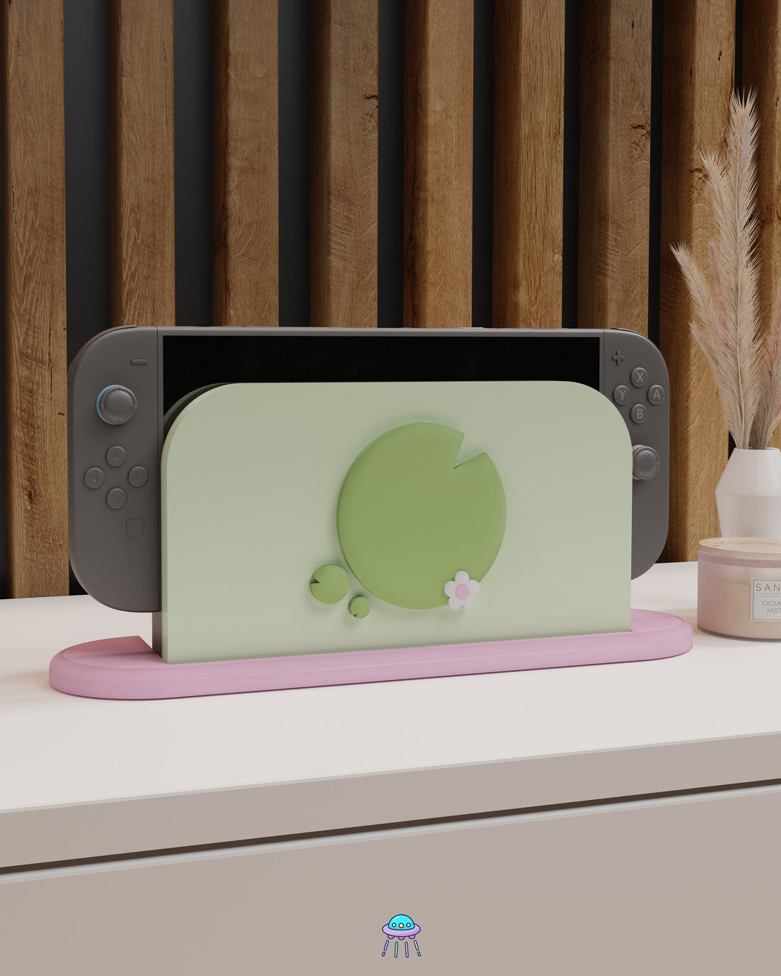Lily Pad Dock Cover for Nintendo Switch 2 – Original Faceplate Design