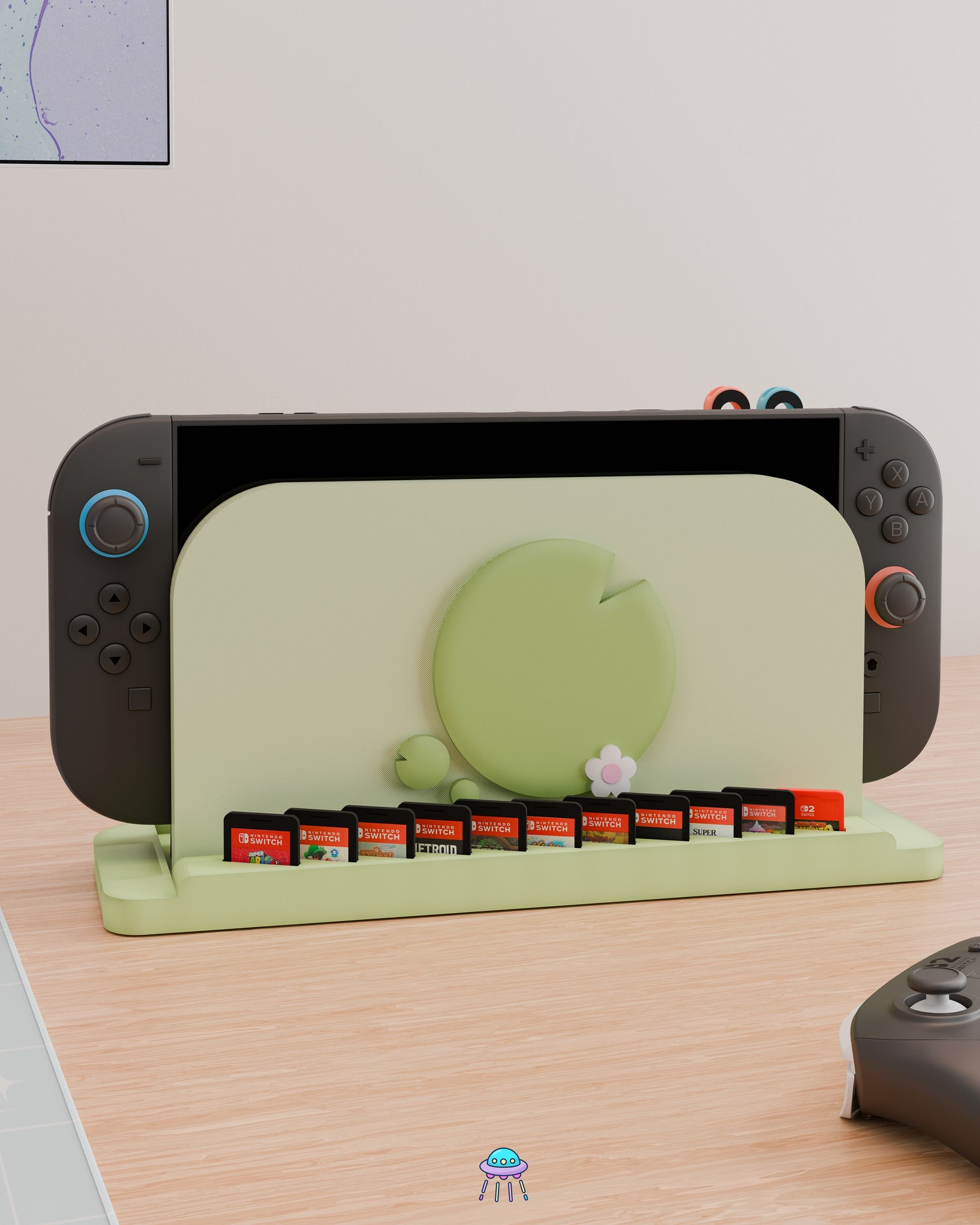 Lily Pad Dock Cover for Nintendo Switch 2 – Original Faceplate Design