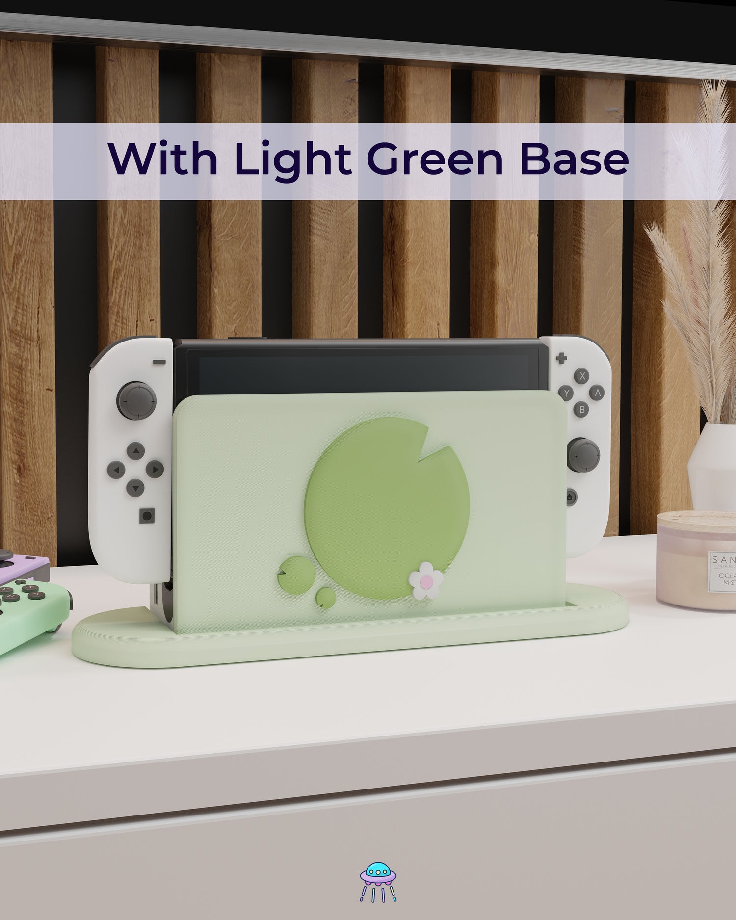 Lily Pad Nintendo Switch Faceplate - In Stock