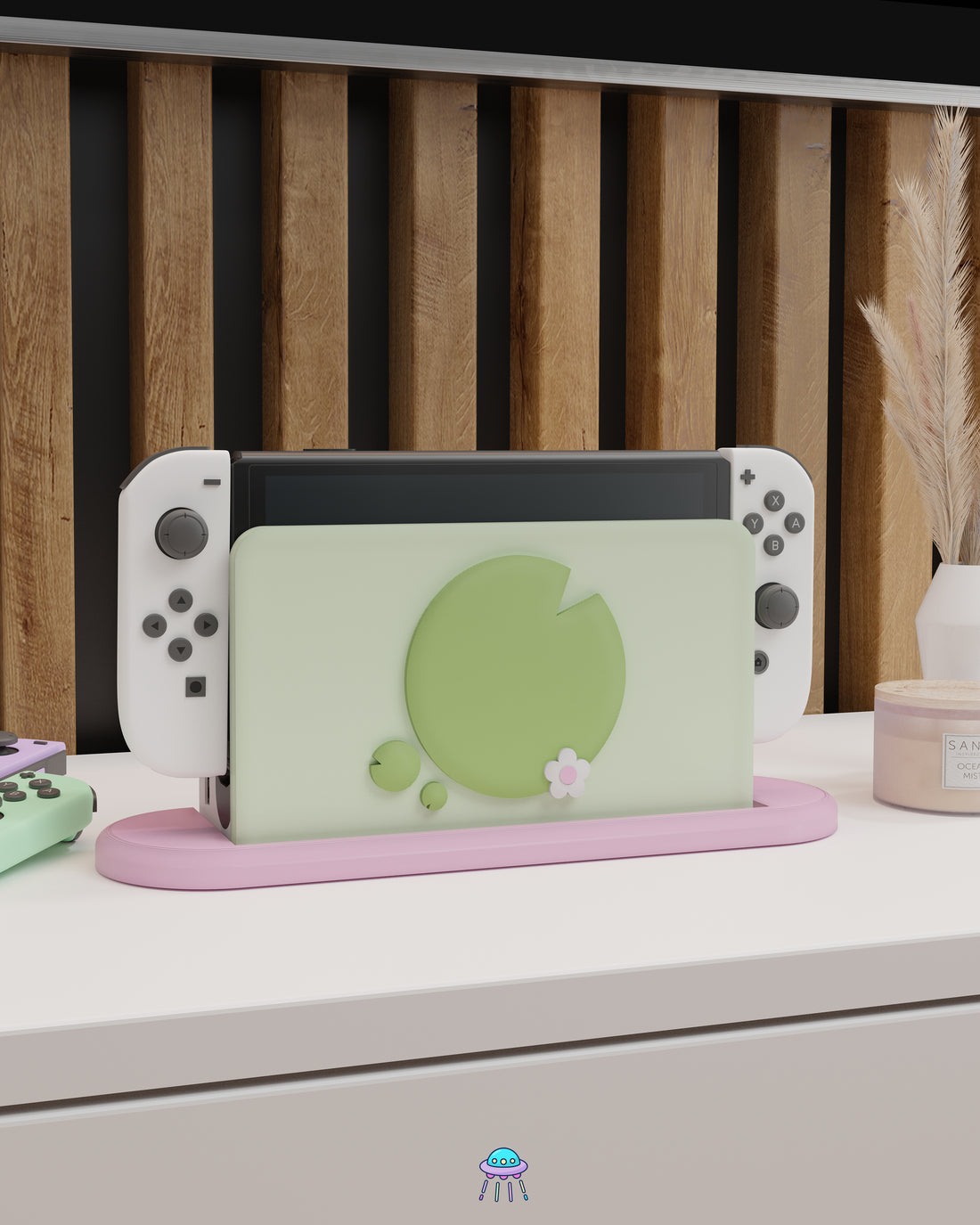 Lily Pad Nintendo Switch Faceplate - In Stock