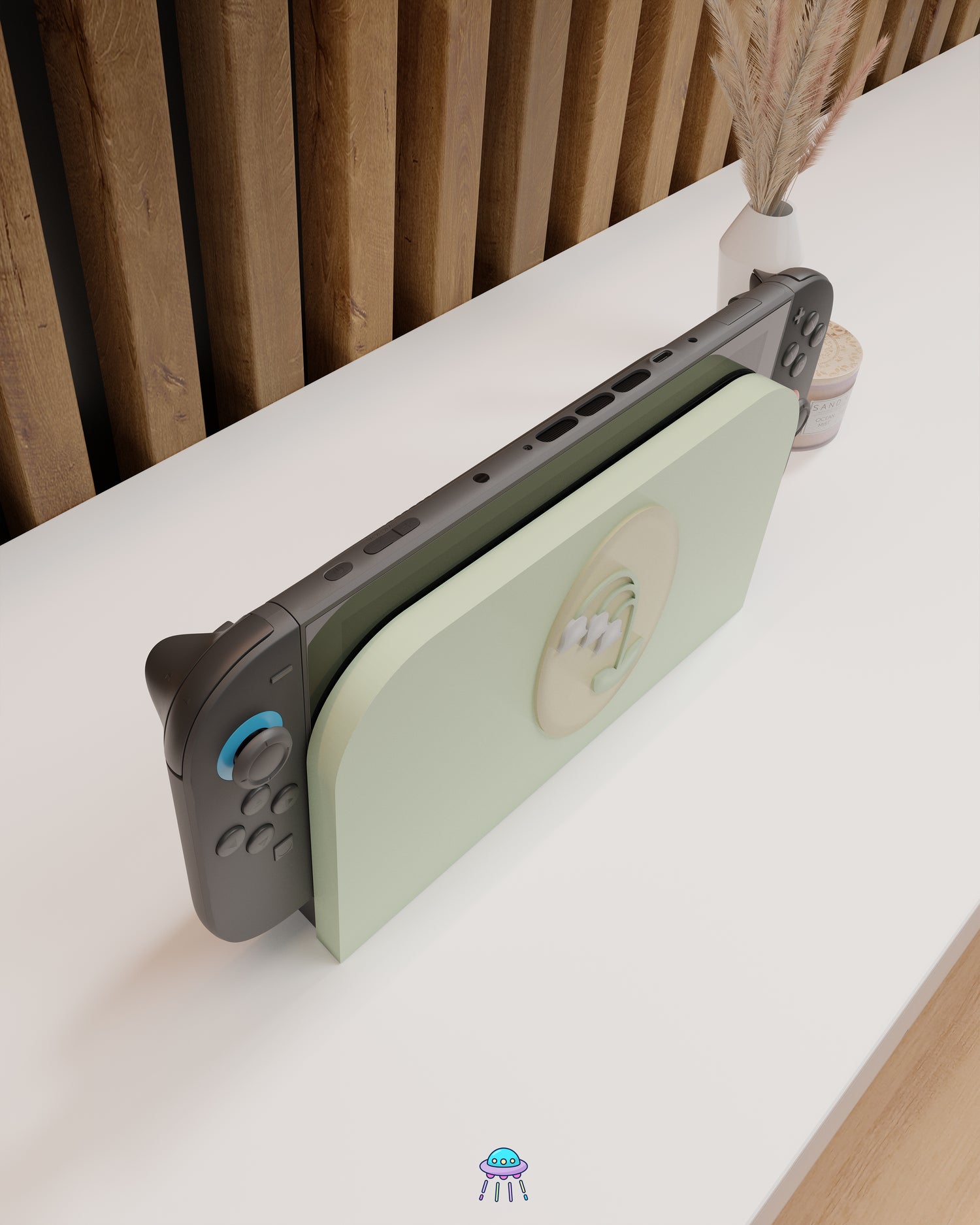 Lily of the Valley Dock Cover for Nintendo Switch 2 – Original Faceplate Design