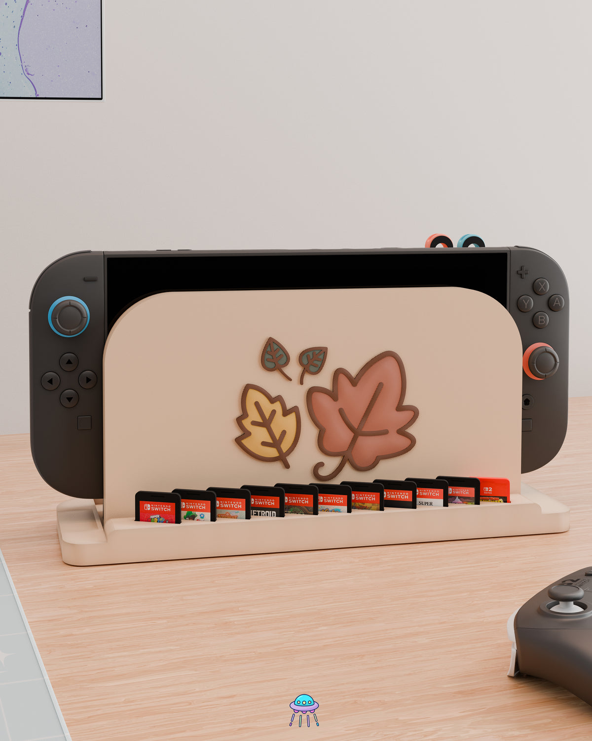 Little Leaves Dock Cover for Nintendo Switch 2 – Original Faceplate Design