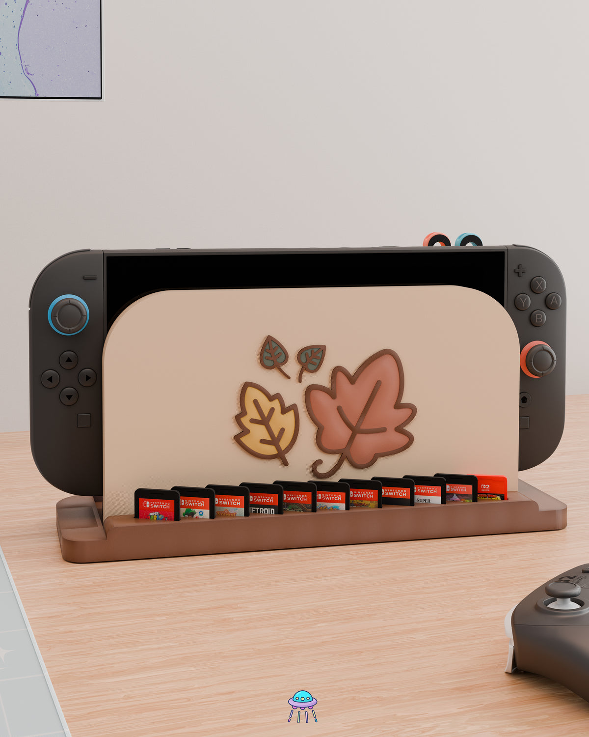 Little Leaves Dock Cover for Nintendo Switch 2 – Original Faceplate Design