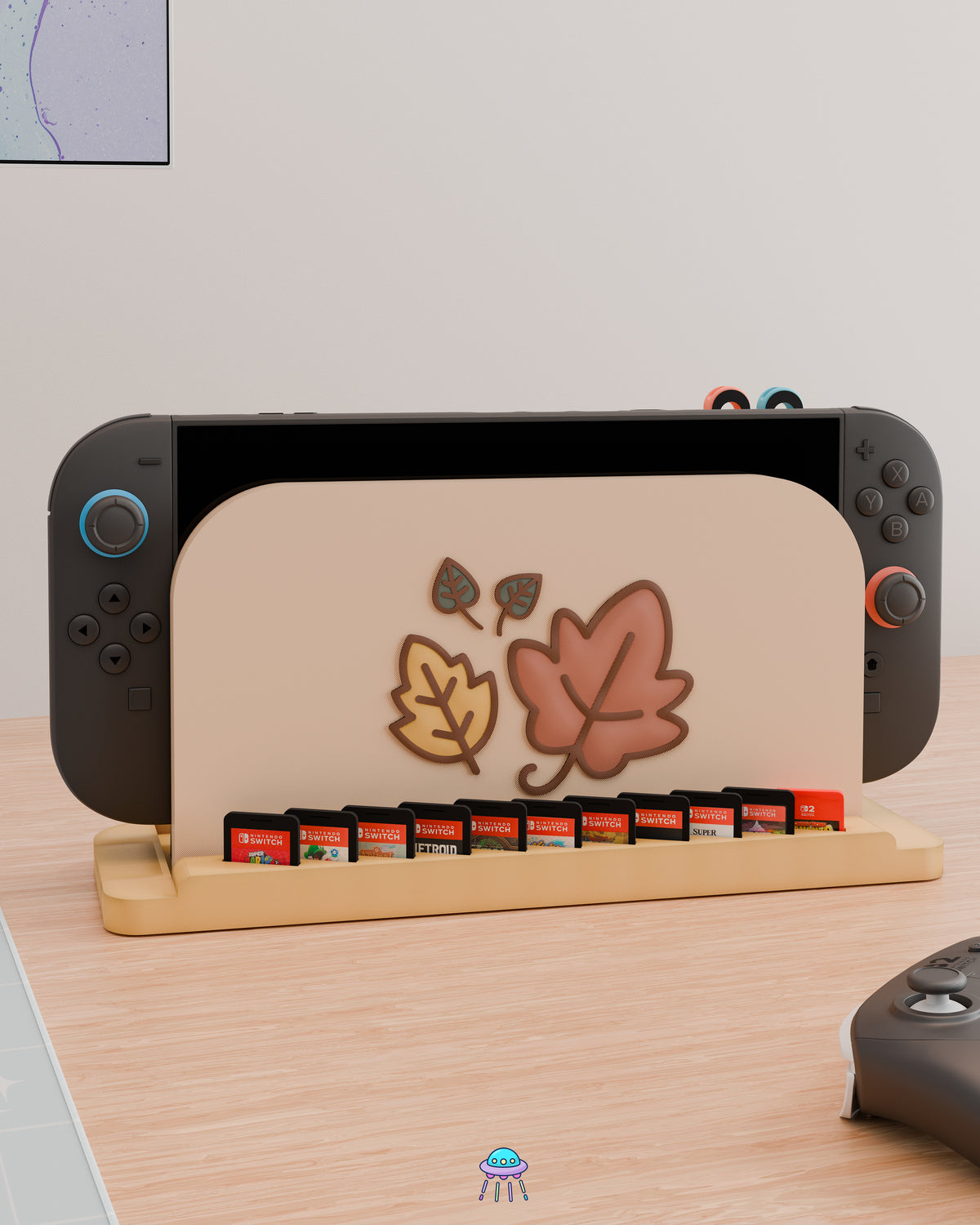 Little Leaves Dock Cover for Nintendo Switch 2 – Original Faceplate Design