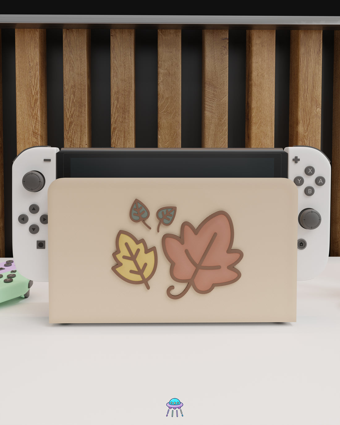 Little Leaves Cover for Nintendo Switch – Original Faceplate Design