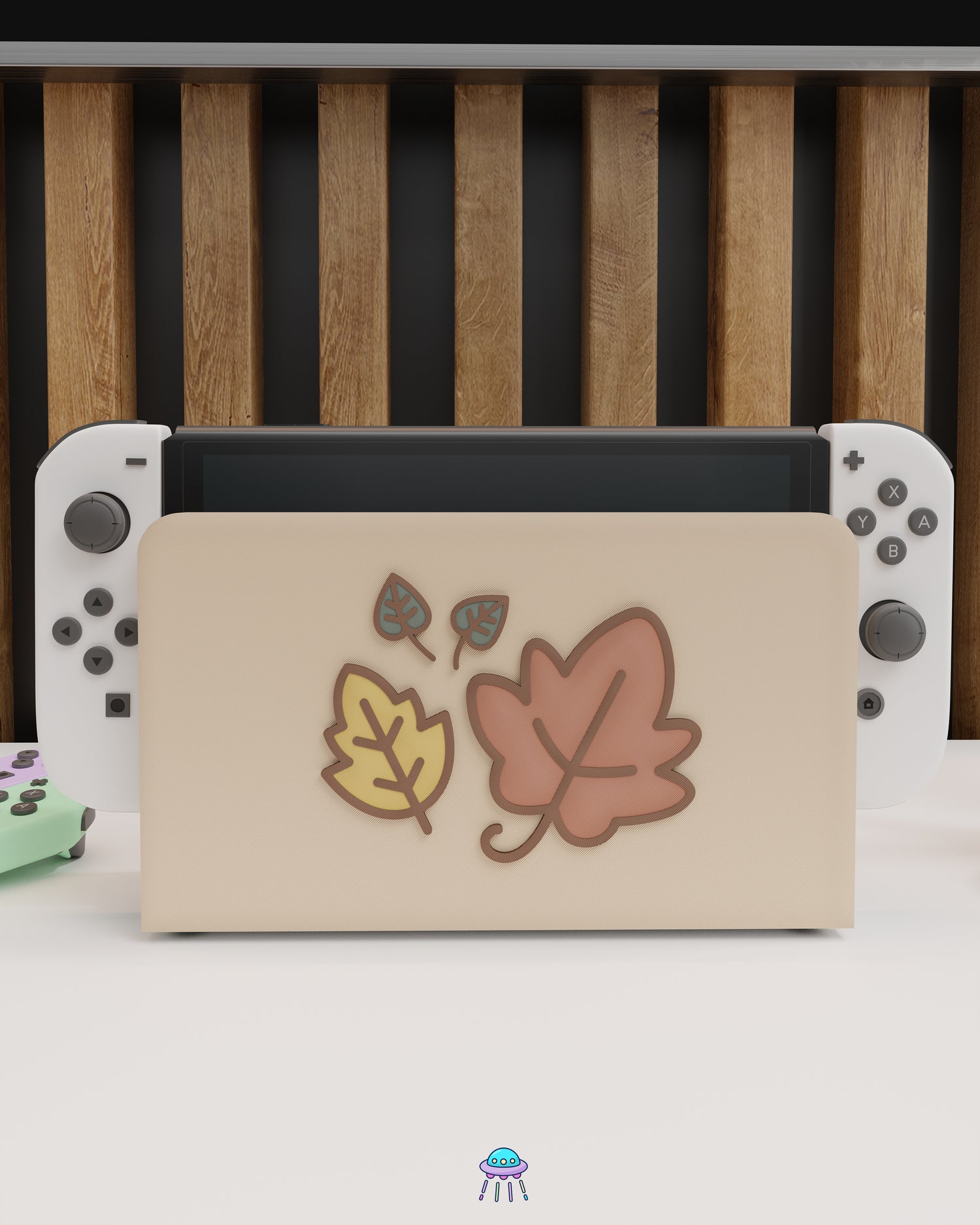 Little Leaves Cover for Nintendo Switch – Original Faceplate Design