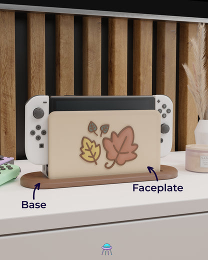 Little Leaves Cover for Nintendo Switch – Original Faceplate Design