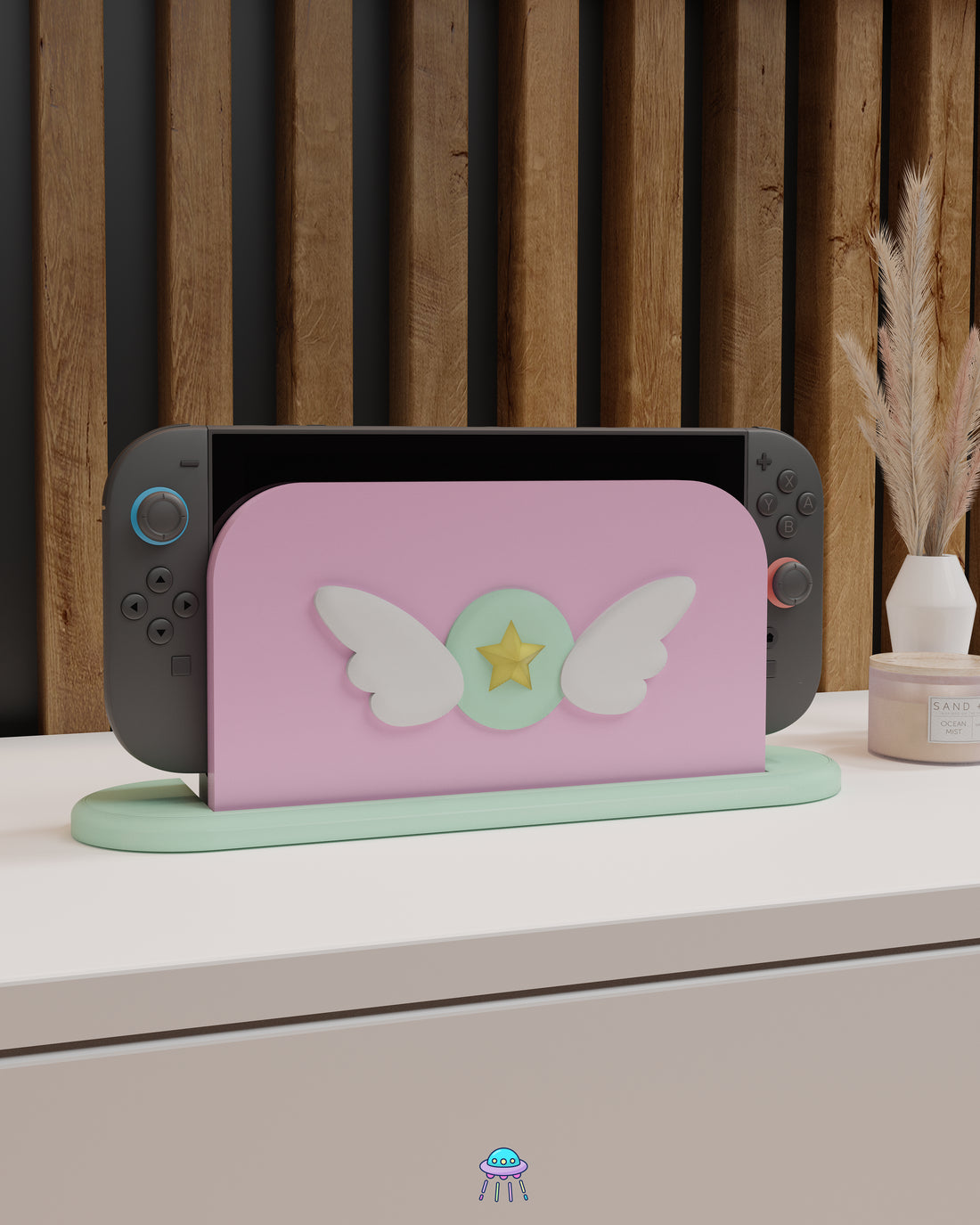 Magical Girl Dock Cover for Nintendo Switch 2 – Original Faceplate Design