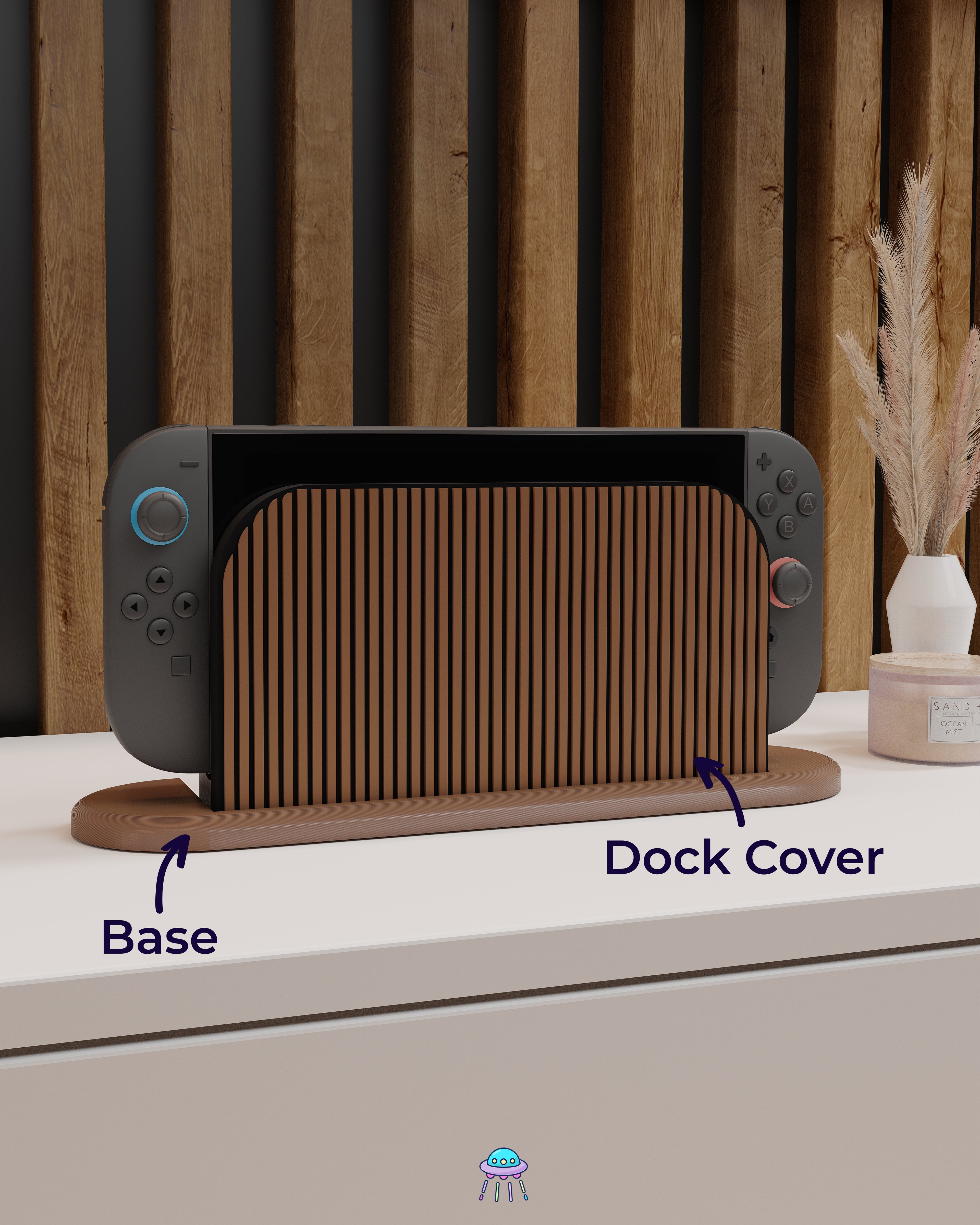 Maple Dock Cover for Nintendo Switch 2 – Original Faceplate Design