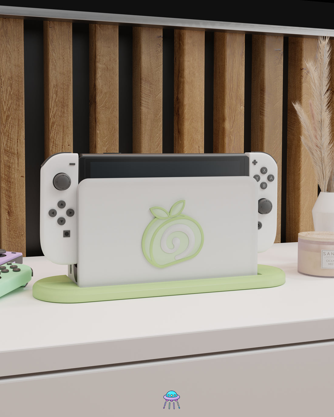 Matcha Roll Dock Cover for Nintendo Switch – Original Faceplate Design