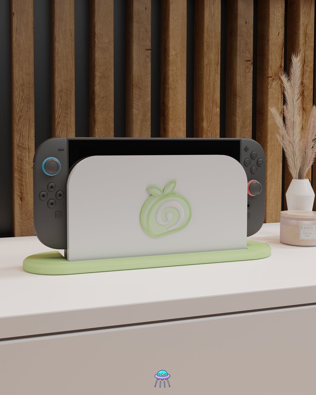 Matcha Roll Dock Cover for Nintendo Switch 2 – Original Faceplate Design