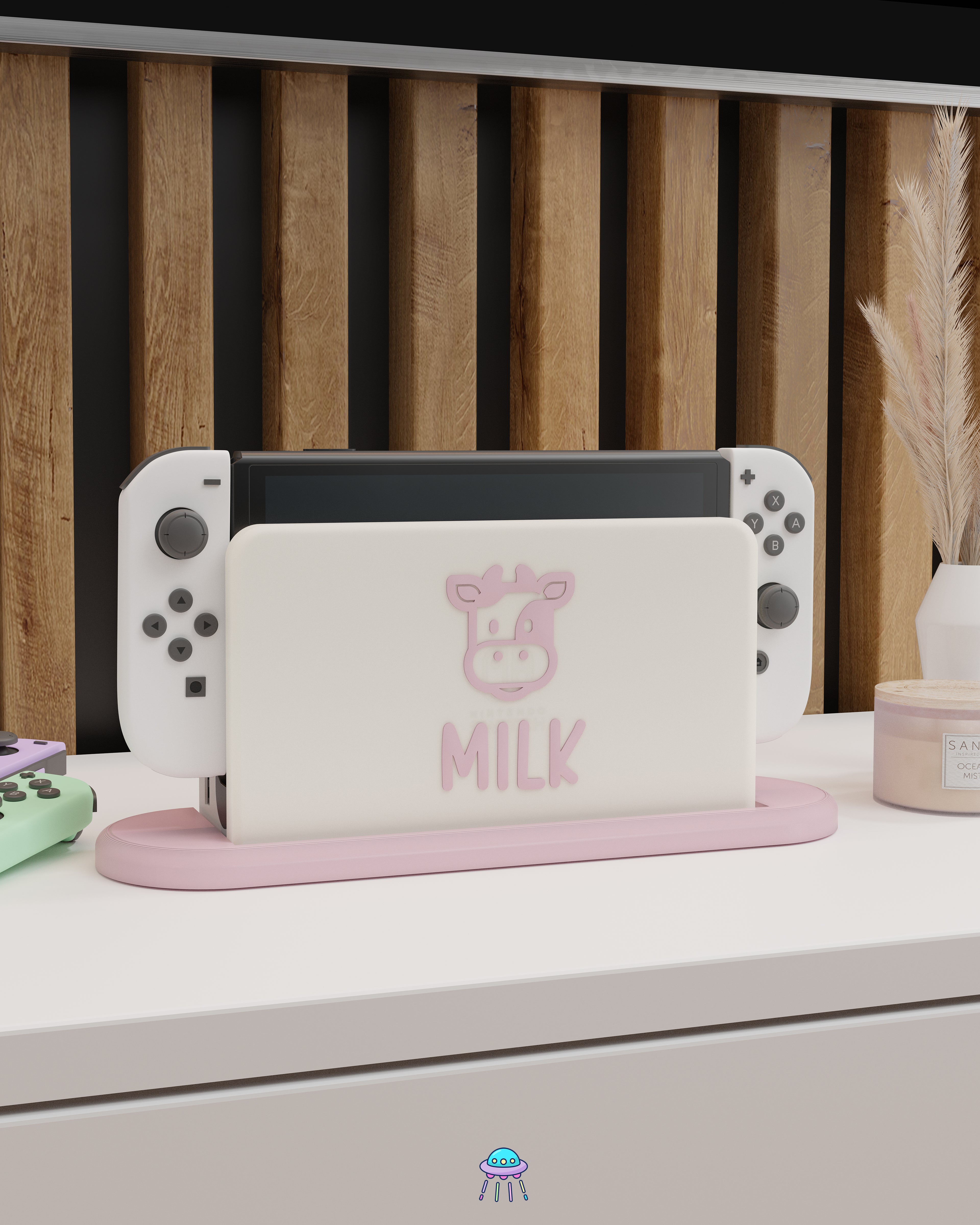 Milk Cover for Nintendo Switch – Original Faceplate Design