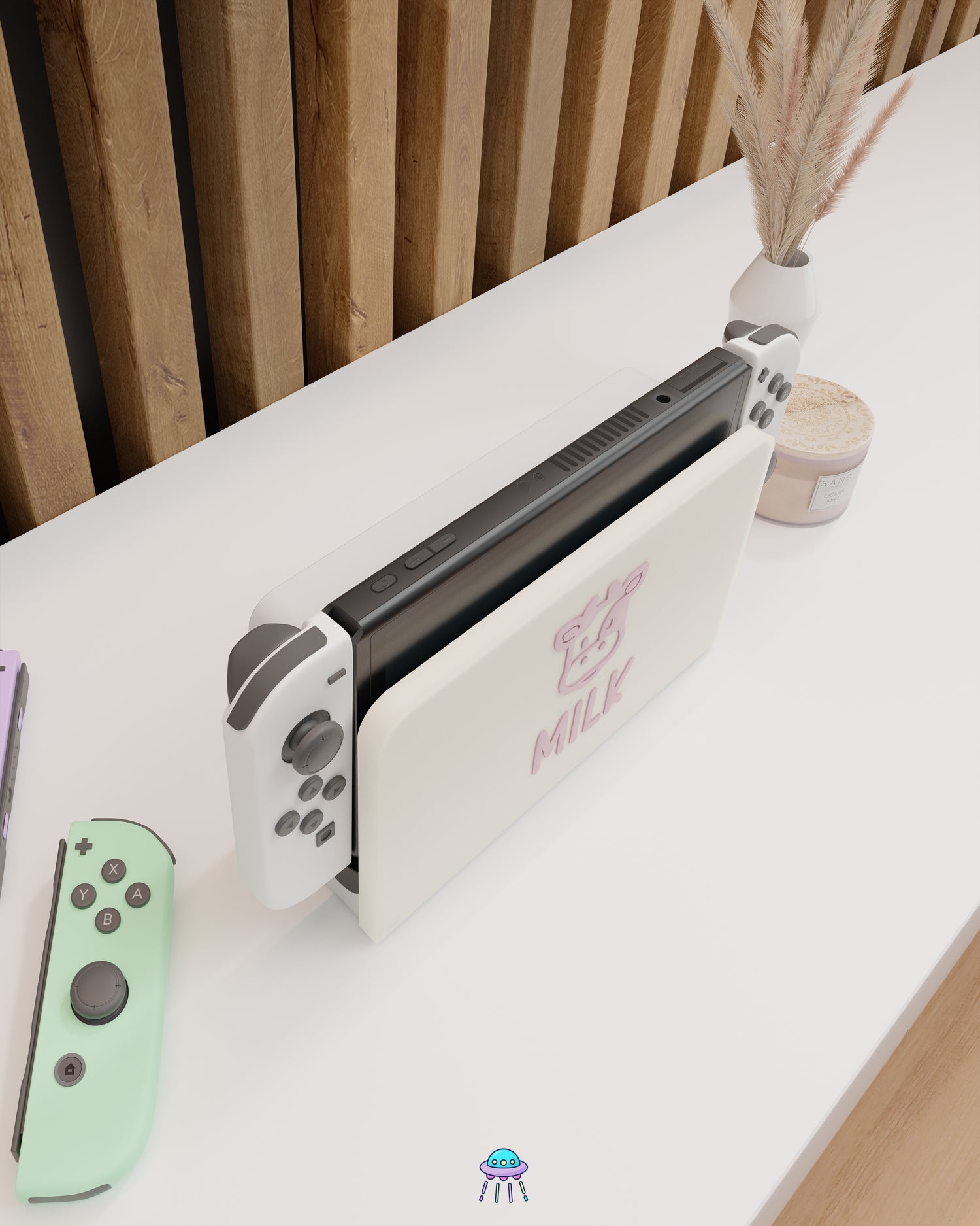 Milk Cover for Nintendo Switch – Original Faceplate Design