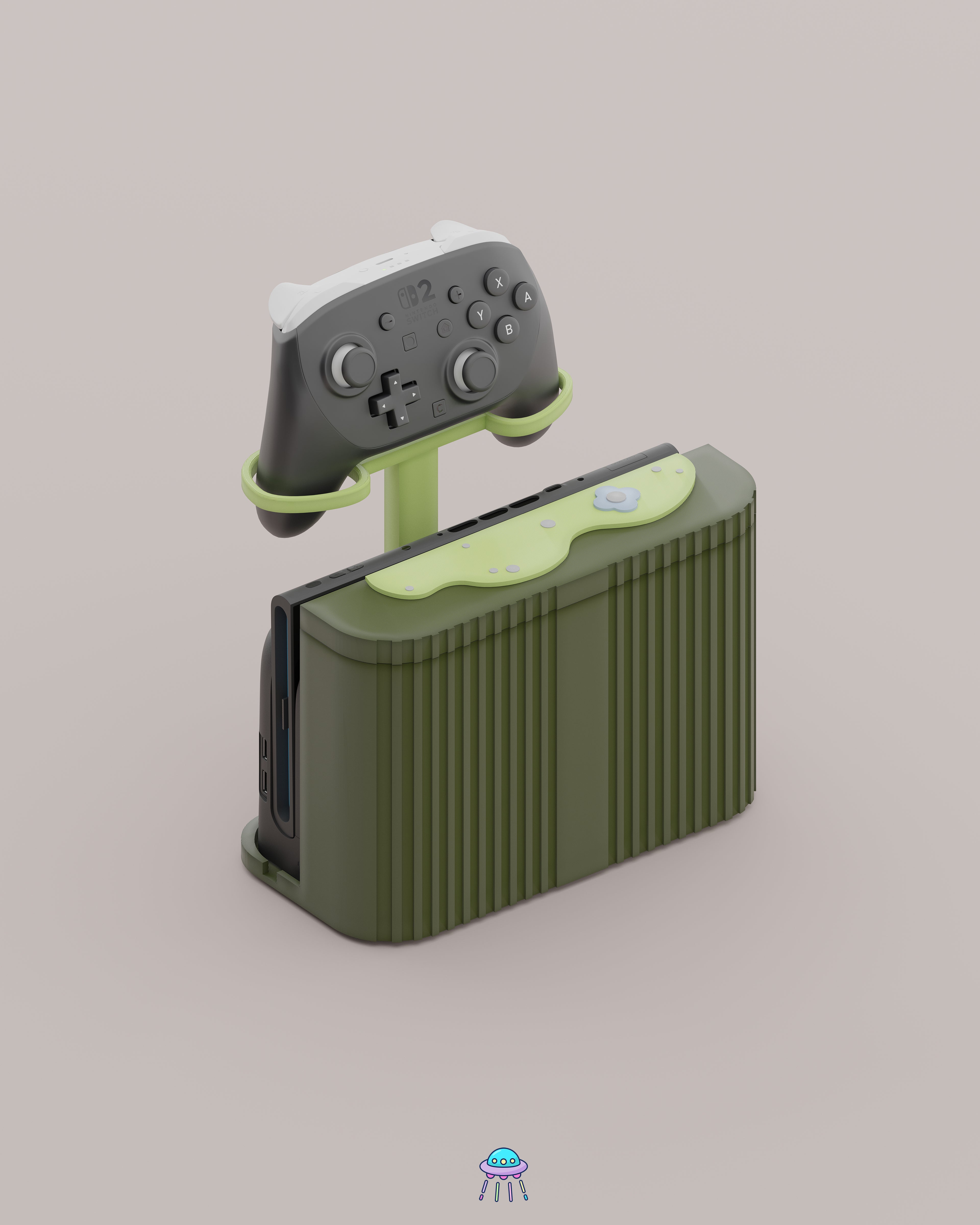 Docki - Nintendo Switch 2 Dock Cover With Storage