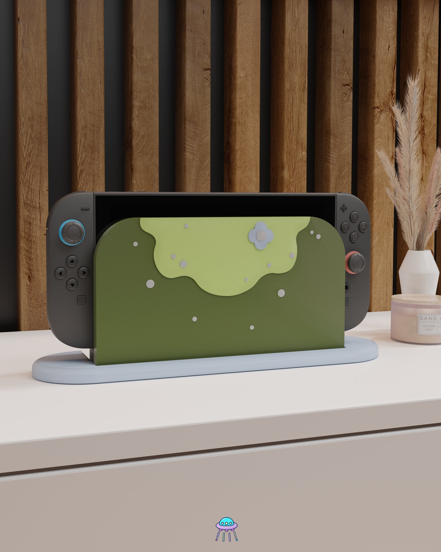 Mossy Boi Dock Cover for Nintendo Switch 2 – Original Faceplate Design