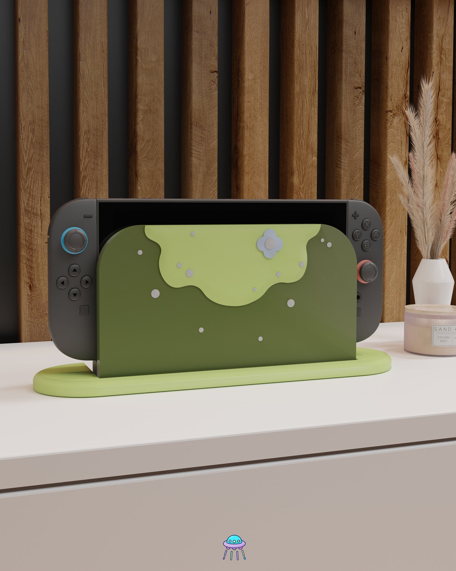 Mossy Boi Dock Cover for Nintendo Switch 2 – Original Faceplate Design