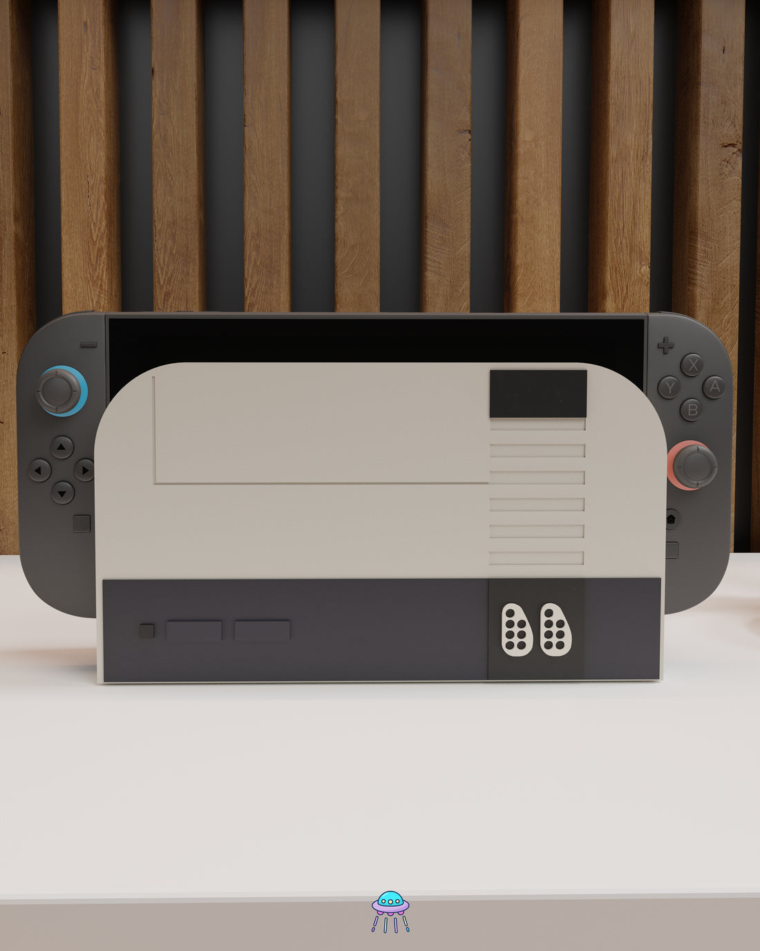 Retro Entertainment Dock Cover for Nintendo Switch 2 – Original Faceplate Design