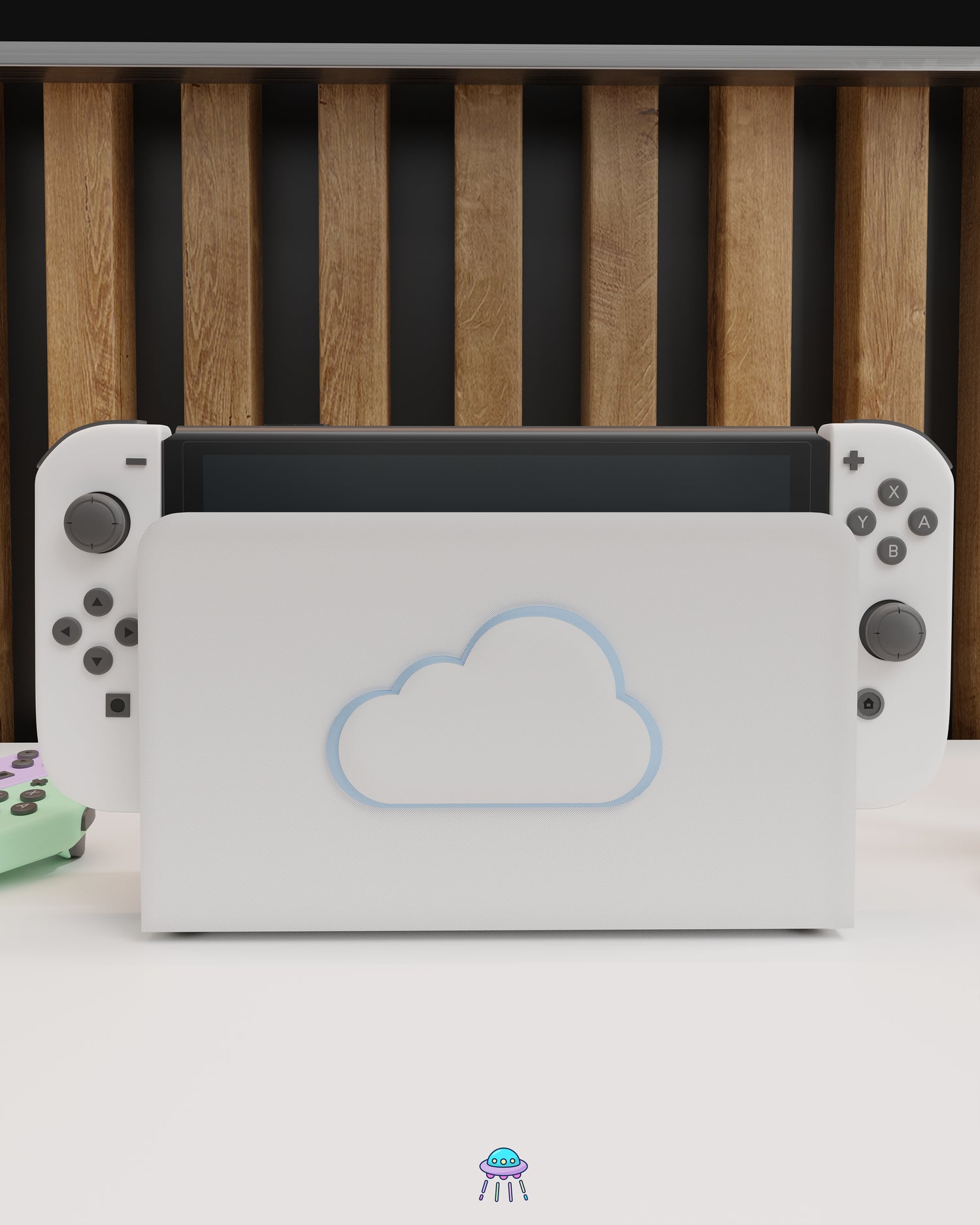 Cloud Dock Cover for Nintendo Switch – Original Faceplate Design