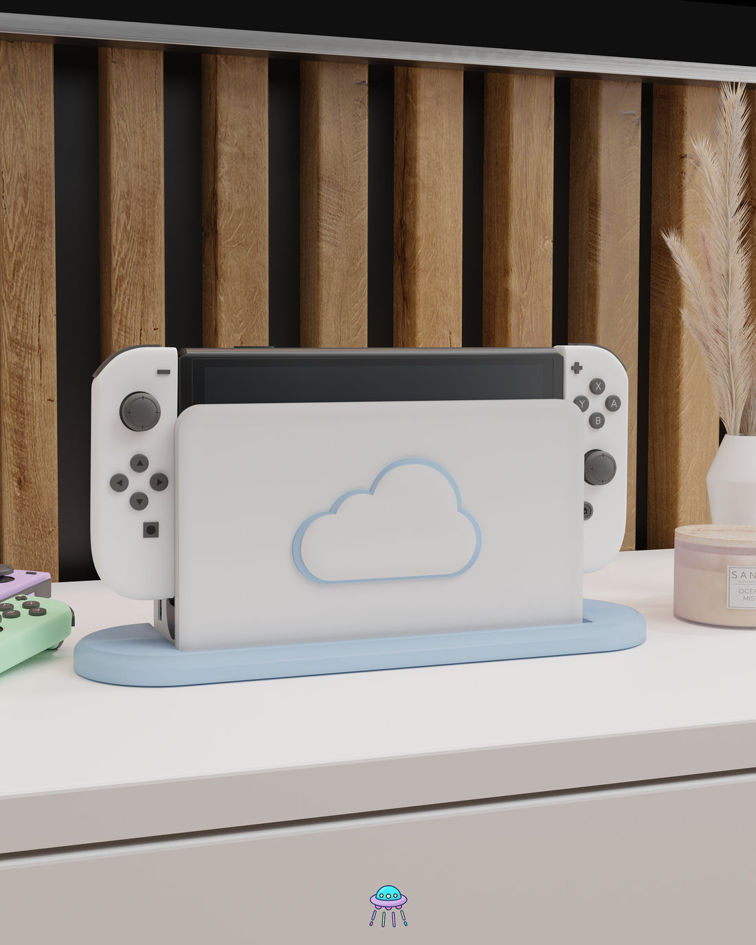 Cloud Dock Cover for Nintendo Switch – Original Faceplate Design
