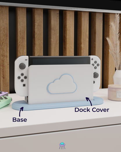 Cloud Dock Cover for Nintendo Switch – Original Faceplate Design