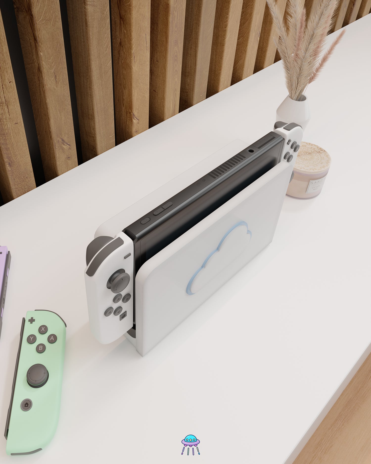 Cloud Dock Cover for Nintendo Switch – Original Faceplate Design