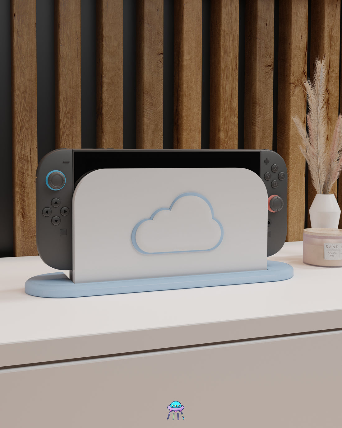 Cloud Dock Cover for Nintendo Switch 2 – Original Faceplate Design