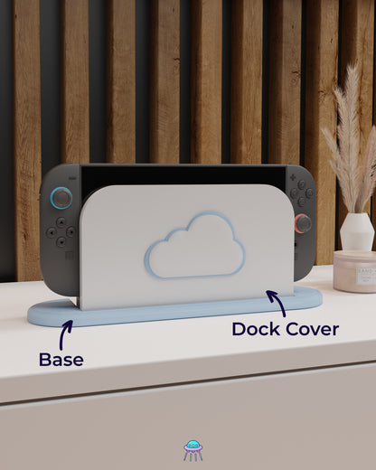 Cloud Dock Cover for Nintendo Switch 2 – Original Faceplate Design