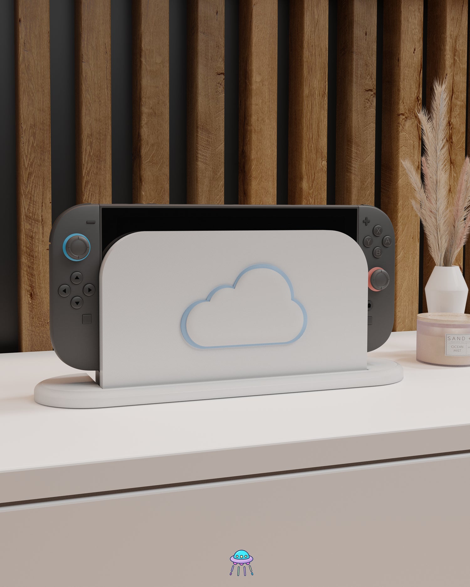 Cloud Dock Cover for Nintendo Switch 2 – Original Faceplate Design