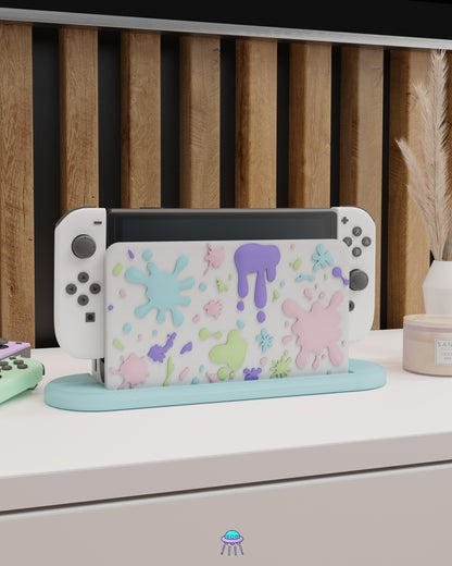 Paint Splat Dock Cover for Nintendo Switch – Original Faceplate Design