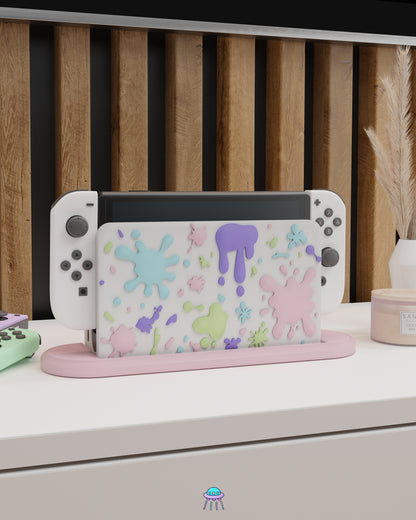 Paint Splat Dock Cover for Nintendo Switch – Original Faceplate Design