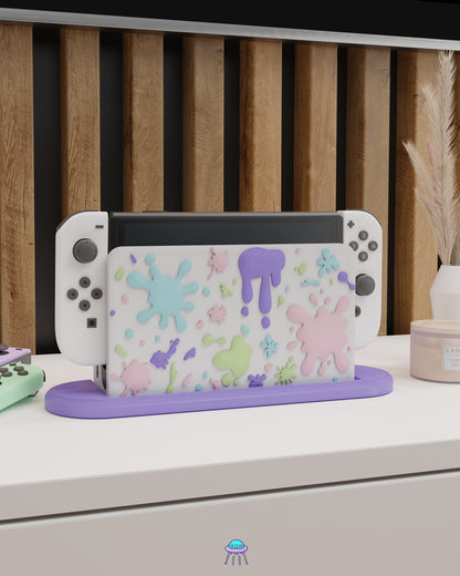 Paint Splat Dock Cover for Nintendo Switch – Original Faceplate Design