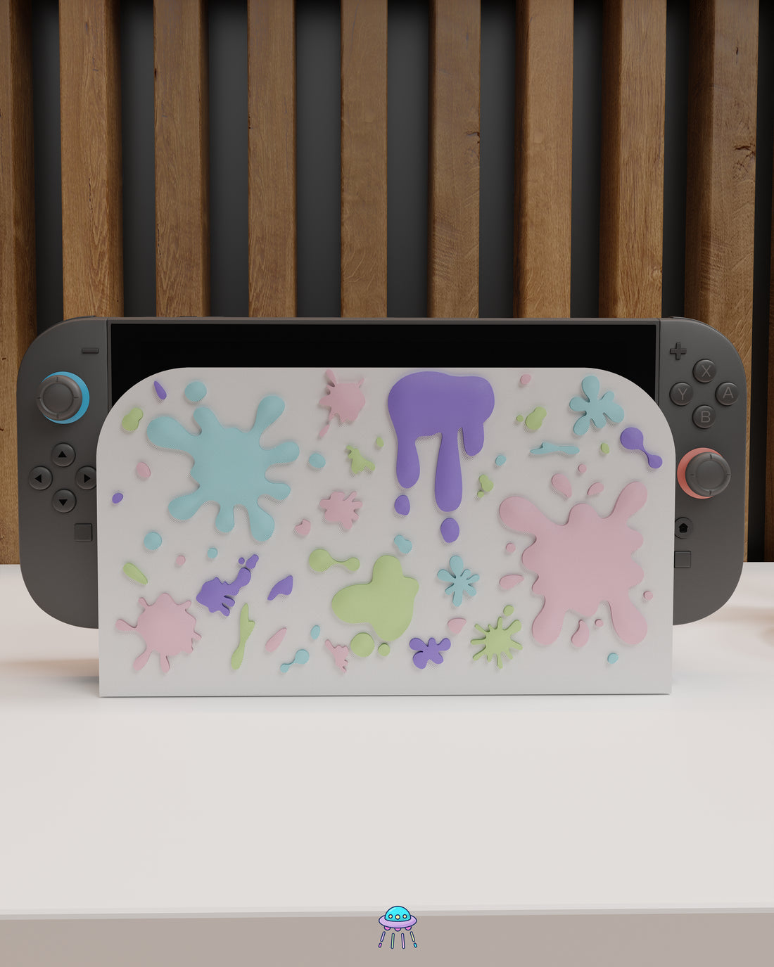 Paint Splat Dock Cover for Nintendo Switch 2 – Original Faceplate Design