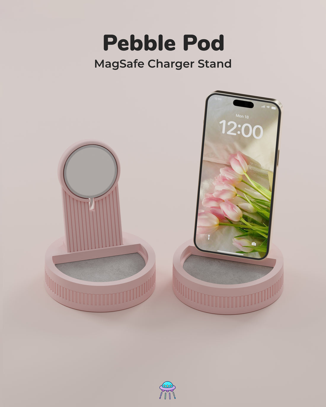 Pebble Pod MagSafe Charger Stand