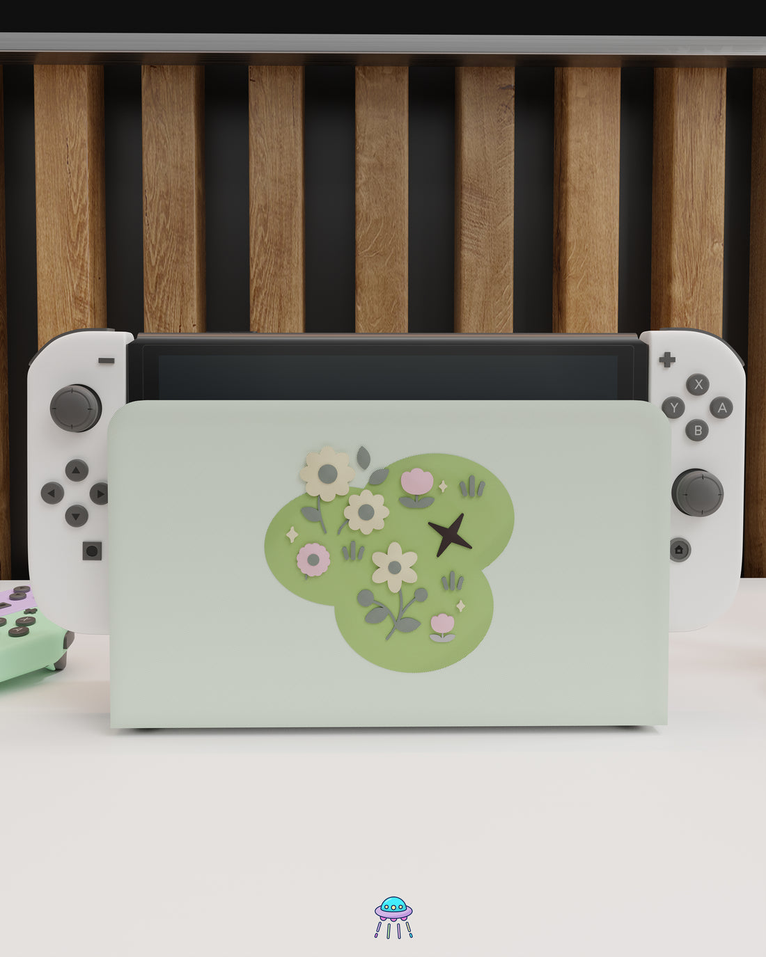 Petal Patch Cover for Nintendo Switch – Original Faceplate Design