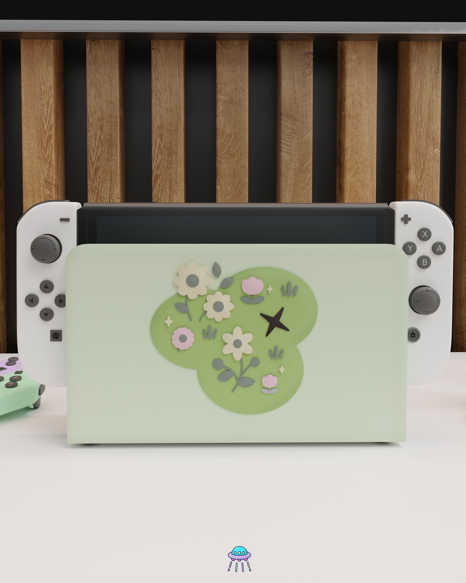 Petal Patch Cover for Nintendo Switch – Original Faceplate Design