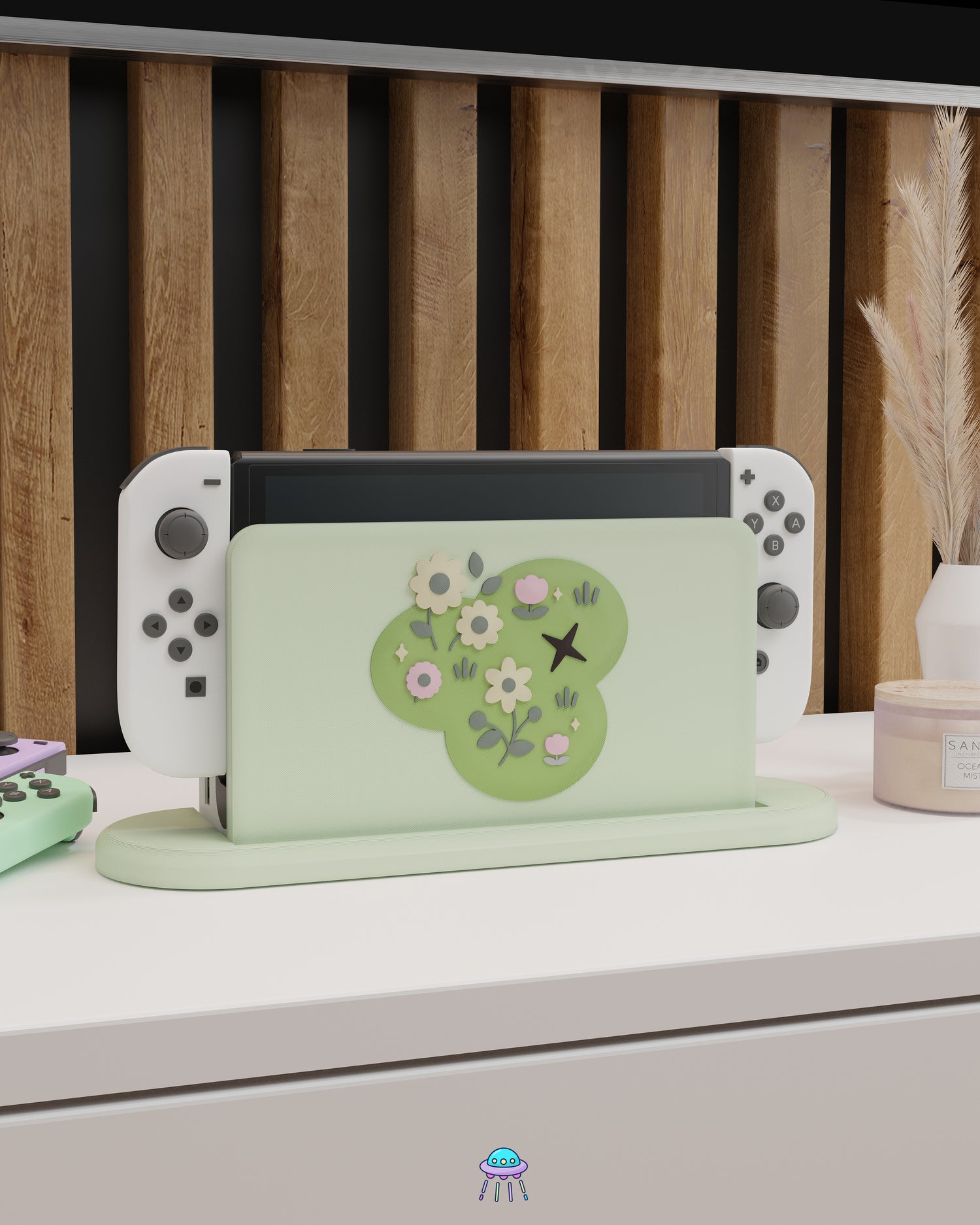 Petal Patch Cover for Nintendo Switch – Original Faceplate Design