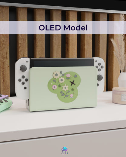 Petal Patch Cover for Nintendo Switch – Original Faceplate Design