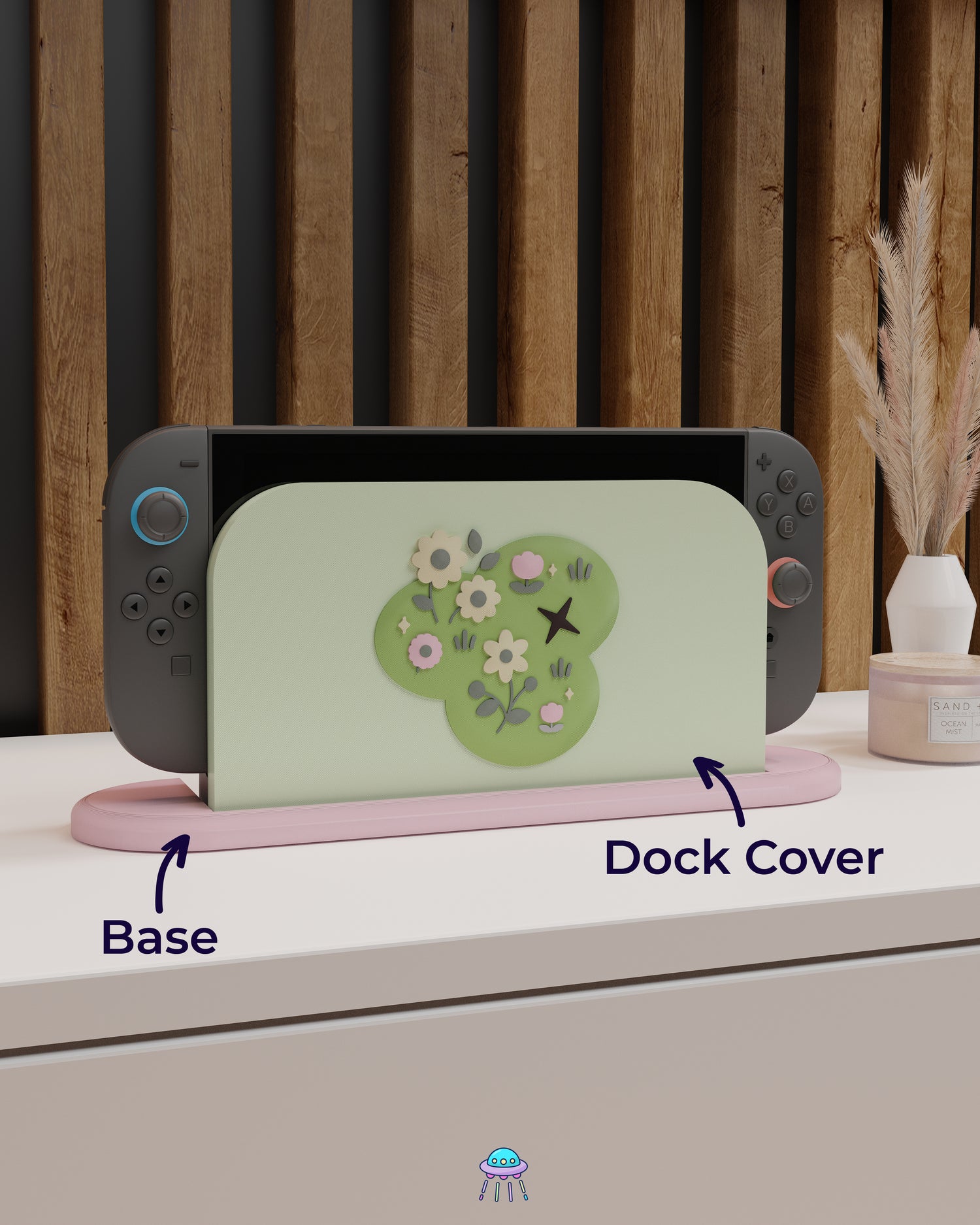 Petal Patch Cover for Nintendo Switch 2 – Original Faceplate Design