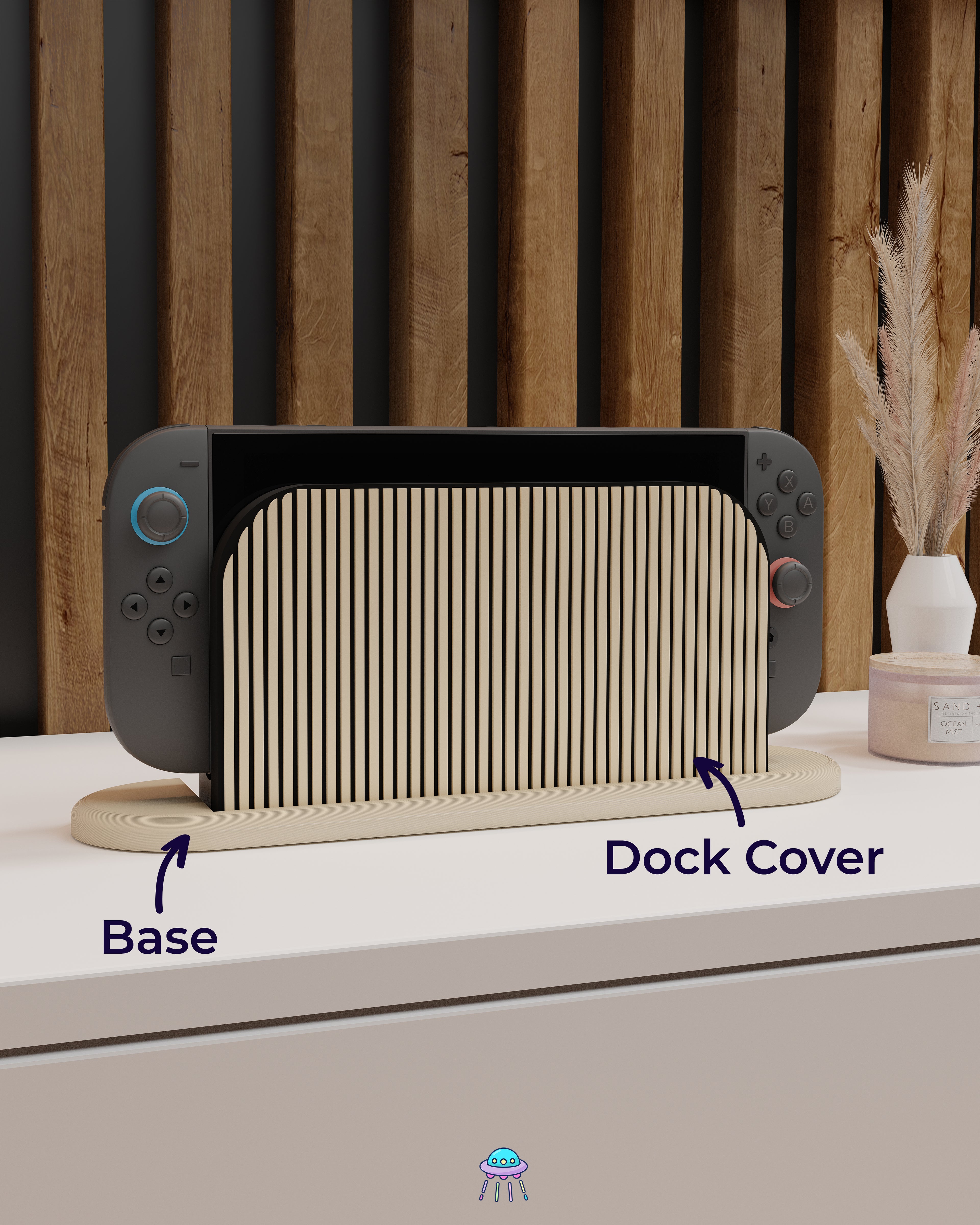 Pine Dock Cover for Nintendo Switch 2 – Original Faceplate Design