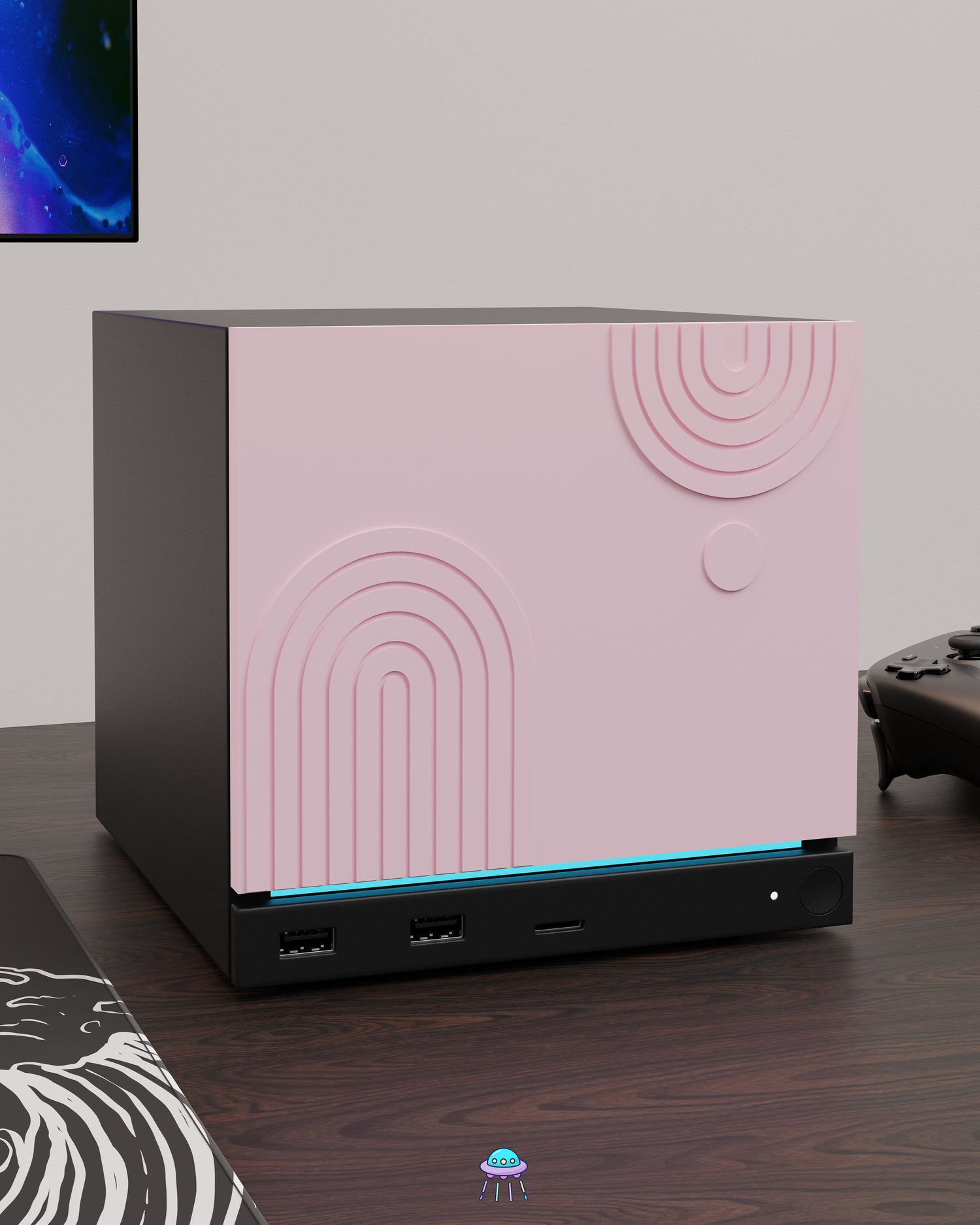 Abstract Valve Steam Machine Faceplate / Face Cover - In Stock